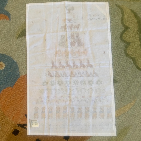Sur la Table I 12 Dogs of Christmas I 12 Days of Dogs I Kitchen Towel - Picture 3 of 16